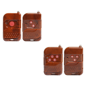 Código de aprendizaje y código fijo 1 ~ 4 botones 315/433MHZ Interruptores de control remoto universales RF inalámbricos - Product Image 1