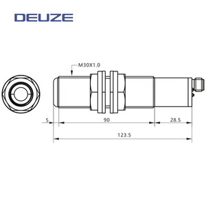 Precise Detection US30EK350I M30 Cylindrical Design Response 400ms 300-3500mm DC Plastic Ultrasonic <strong>Transducer</strong> Ranging <strong>Sensor</strong> - Product Image 4