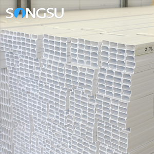 Chống cháy kích thước khác nhau 16x16 25x16 40x25 50x50 trắng nhựa vuông PVC cáp điện Trunking hệ thống dây điện Duct canaleta - Product Image 1
