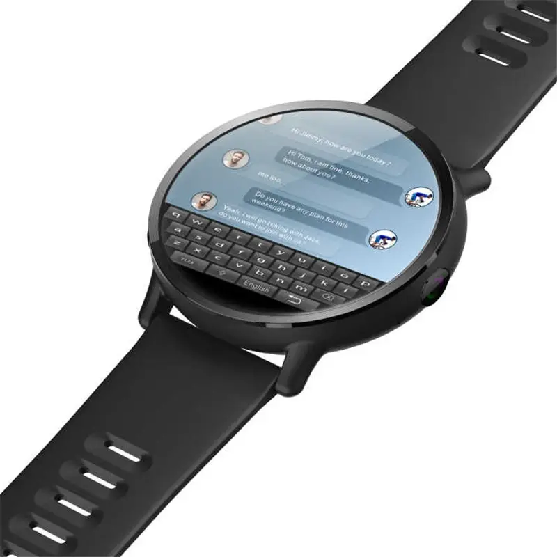 Ecg durável dm19 relógio inteligente, atacado popular, moda ip67, à prova d' água, 4g, android 7.1, amoled, gel de sílica eletrônico 640x480