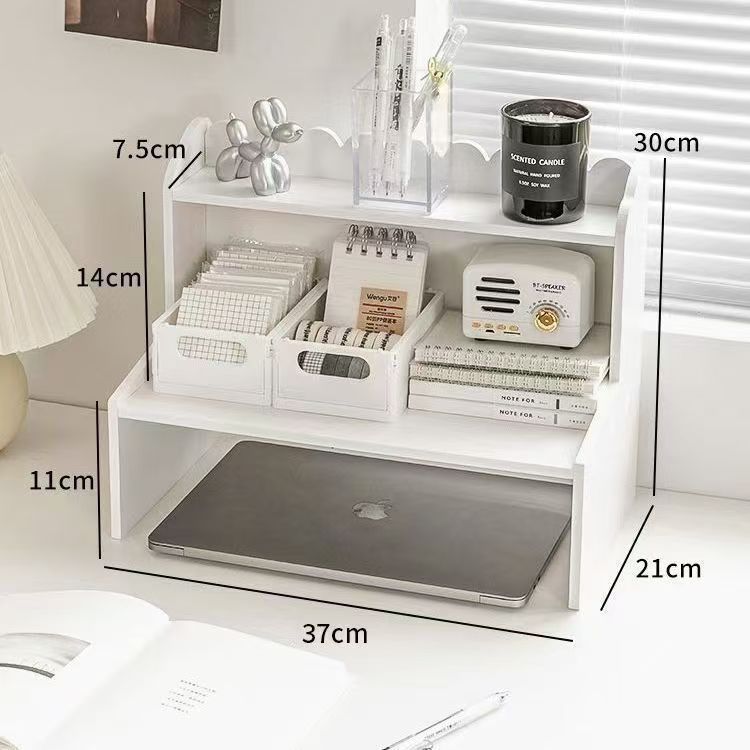 Medium-sized, thickened lace-trimmed storage rack