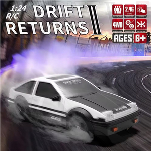 Simulation Four Wheel Drive Drifting Vehicle 1:24 Toys Radio Control <strong>Rc</strong> Racing Car - Product Image 2