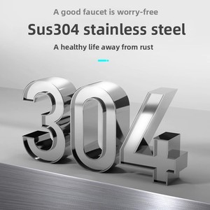 304 Thép Không Gỉ Lưu Vực Vòi Nước Nóng Và Lạnh Hộ Gia Đình Vòi Nước Với Phòng Tắm Nhà Bếp Sử Dụng Cho Các Trường Học, Bồn Rửa Nhà Bếp Vòi Mixer - Product Image 5