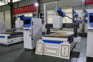 Fabricación de muebles ATC Cnc Router Table Machine 1500X3000 Carpintería de anidación con herramientas Cambiador Router - Product Image 5