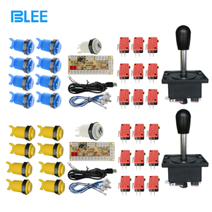 Zero Delay Arcade Cabinet DIY Kit for 5V Led Push Button +<strong>2</strong>/<strong>4</strong>/8way ZIPPY Joystick +1 &amp; <strong>2</strong> Player Buttons USB <strong>Encoder</strong> <strong>to</strong> PC - Product Image 2