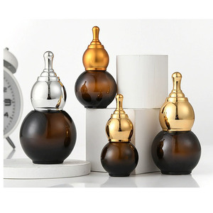 New Amber Double <strong>Gourd</strong> Bottle 10ml 20ml 30ml 50ml Essential <strong>Oil</strong> Adjustable Essential <strong>Oil</strong> Bottle - Product Image 3