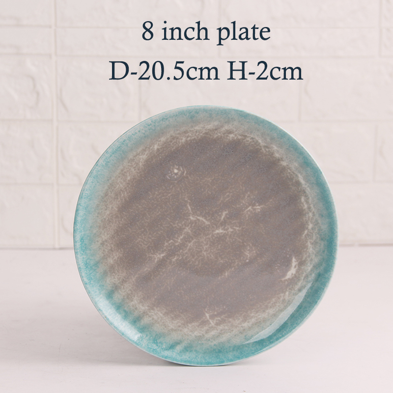 8 pouces plaque