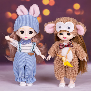 2022ホットセール6/1かわいいベビードレスアップDiy 17CmBJD女の子のためのベビードール