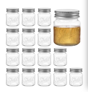Mason <strong>Jar</strong> <strong>2</strong> <strong>Ounce</strong> Shot Glasses Set of 12 With Leak Proof Lids Great for Shots Drinks Favors Candles and Crafts