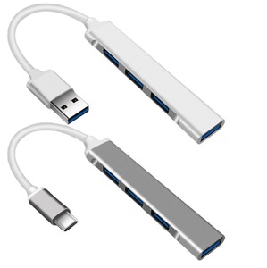 工厂价格便携式usb集线器3.0 4端口多分离器适配器usb3.0集线器转换器，用于笔记本电脑Pro PC电脑配件 - Product Image 1