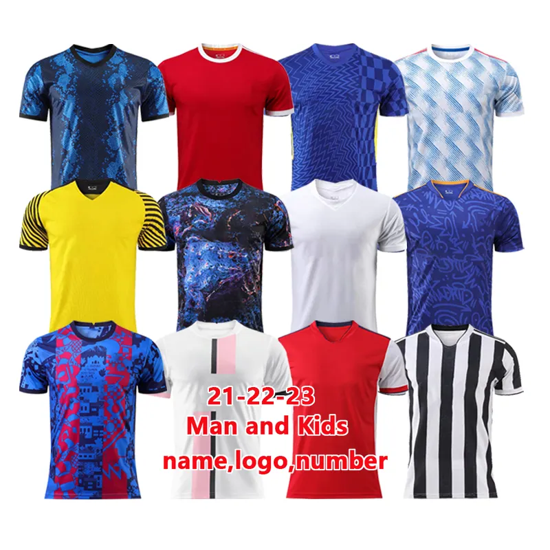 Tùy Chỉnh Thiết Kế Mới Nhất Top Thái Chất Lượng Câu Lạc Bộ Bóng Đá T-shirt Soccer Jersey 2022