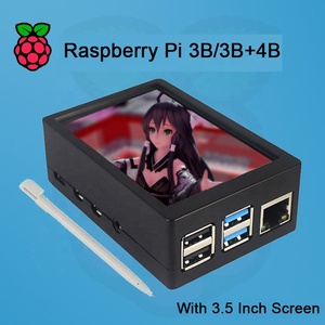 3,5 дюймов ЖК-монитор с сенсорным экраном и оболочкой для Raspberry pi 2-го поколения и Raspberry pi B + модель четвертого поколения B
