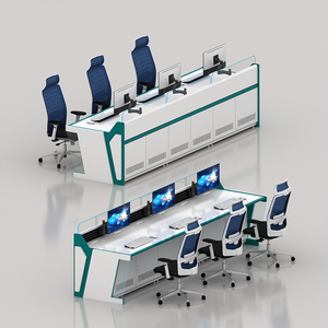 Consola de sala de control moderna personalizable de lujo Escritorio de centro de control moderno para consola de comando de oficina - Product Image 1
