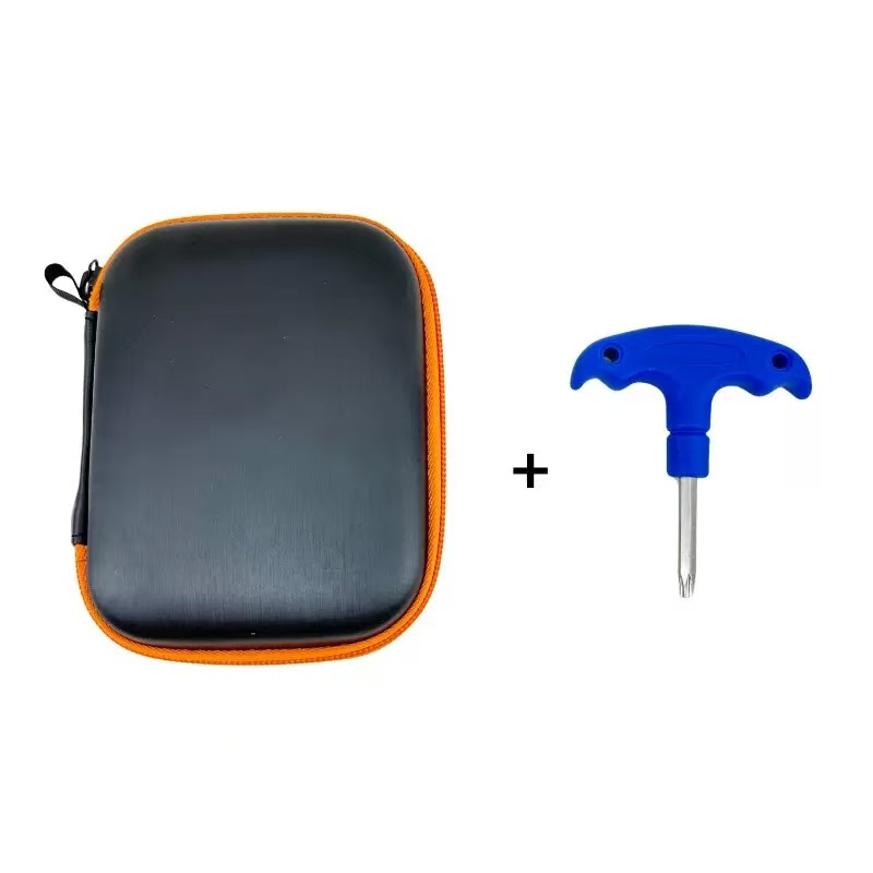 Caja naranja con llave T25