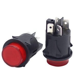 Mavi mandallama kilidi basma düğmesi açma kapama düğmesi, LED maks. Akım 16A maks. Voltaj 250V - Product Image 6