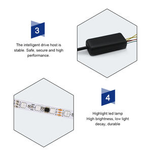 Mükemmel LED araba üçüncü fren ışık LED ışık arka kuyruk yüksek dağı Stop lambası 12V yanıp sönen sinyal emniyet uyarı işığı - Product Image 6