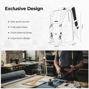 <strong>K</strong>&amp;F CONCEPT KF13.087 Multifunctional Dual-layer Waterproof Shockproof Camera Backpack Travel Tripod Bag - Product Image 3