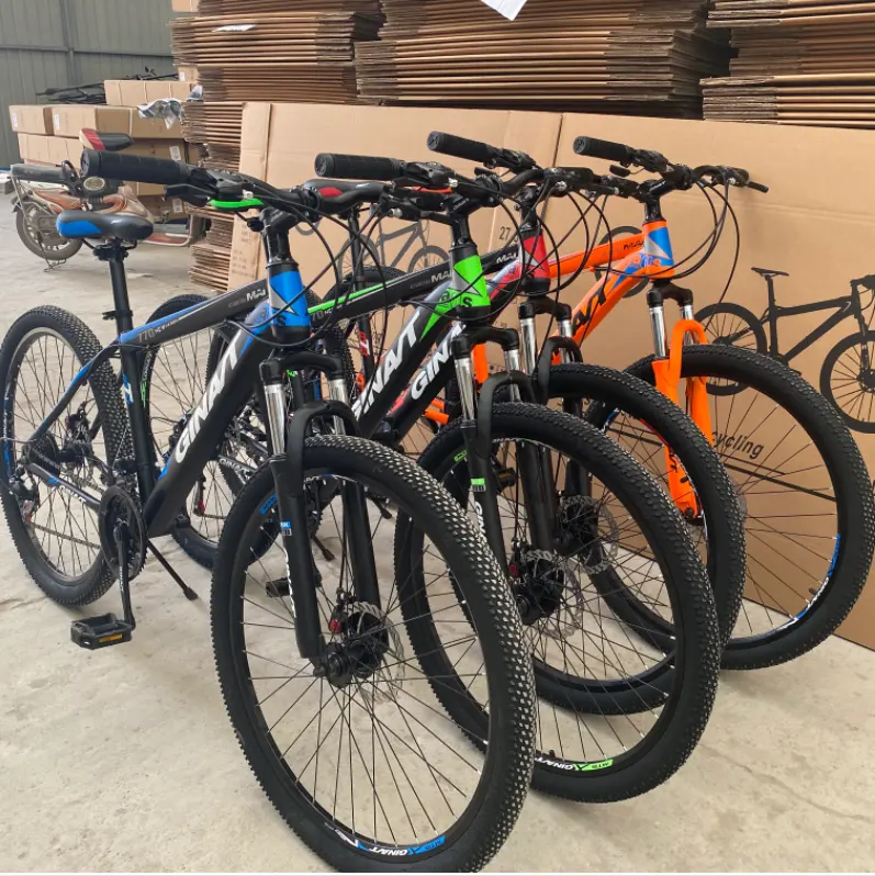 MTBGOO vélo de montagne de support 26 27.5 29 pouces 21 vitesses vélo vtt en carbone vélo de montagne à suspension complète en acier vente en gros
