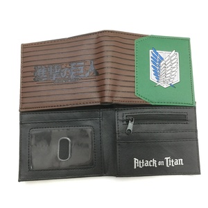 学生钱包卡盒动漫攻击泰坦之翼自由皮革钱包 - Product Image 5