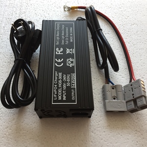 14.6V 20Aバッテリー充電器4S 12.8V 12V Lifepo4バッテリーアンダーソンコネクタとアンダーソンコネクタ付きループ付き - Product Image 2