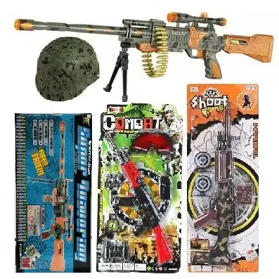 Hot Selling Kids Soft Bullet Pädagogisches Modell Schießen Militär armee Spielzeug pistole Set Kinder Geschenk Show Taschen