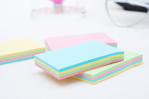 Office 4-Color Convenience <strong>Note</strong> Paper 76*101mm <strong>Notes</strong> Stickers Notebook Memo Message Book 100 Sheets Pack <strong>Notes</strong> - Product Image 4