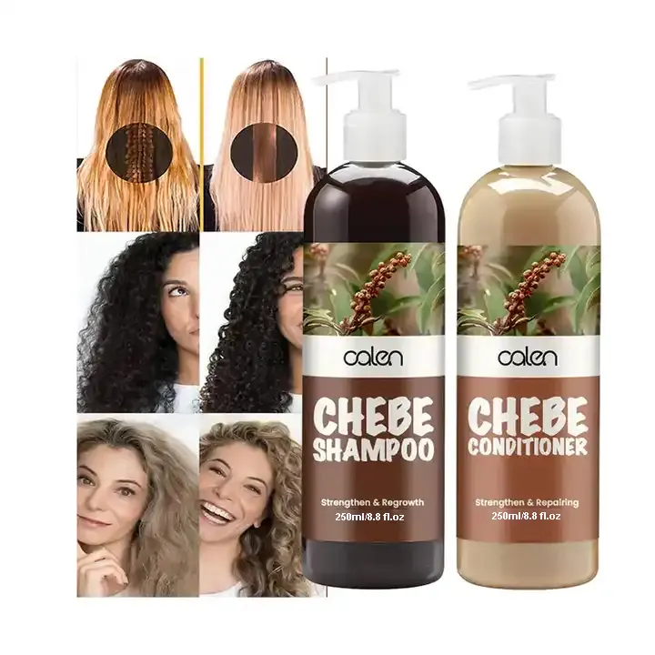 Luxfume Private Label Fortalecer Reparação Promover Recrescimento Hair Care Chebe Shampoo Condicionador