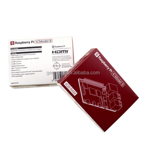 Ahududu Pi 4B 4GB orijinal geliştirme kurulu ile 2 USB 3.0 Python programlama Robot Raspberry Pi 4B Model B 4G için AI