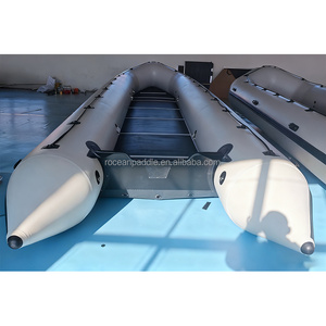 Ce lớn 8M 9M màu đen 1.2mm PVC Zodiac nhiệm vụ nặng nề <span class=keywords><strong>Inflatable</strong></span> thuyền 10 mét Hot Air Hàn - Product Image 4