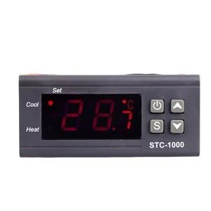 Новый STC-1000 цифровой регулятор температуры, контроль охлаждения, задержка на выходе, термостат NTC, датчик 220 В, контроллер - Product Image 1