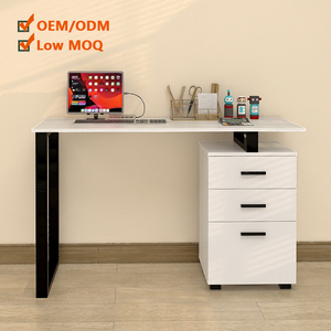 Mesa de trabajo para ordenador de oficina con cajón, escritorio para dormitorio, precio barato - Product Image 1