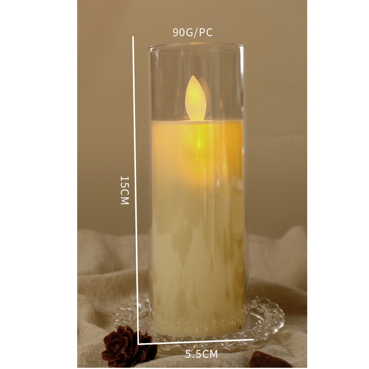 Ivory-5.5*15CM swing wick(1 PC)