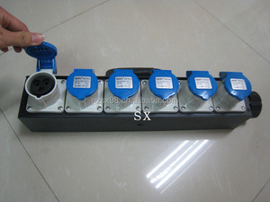 Caja de distribución de energía 19 pines socapex entrada 6 vías 16A CEE Salida de enchufe etapa caja de distribución de energía - Product Image 6