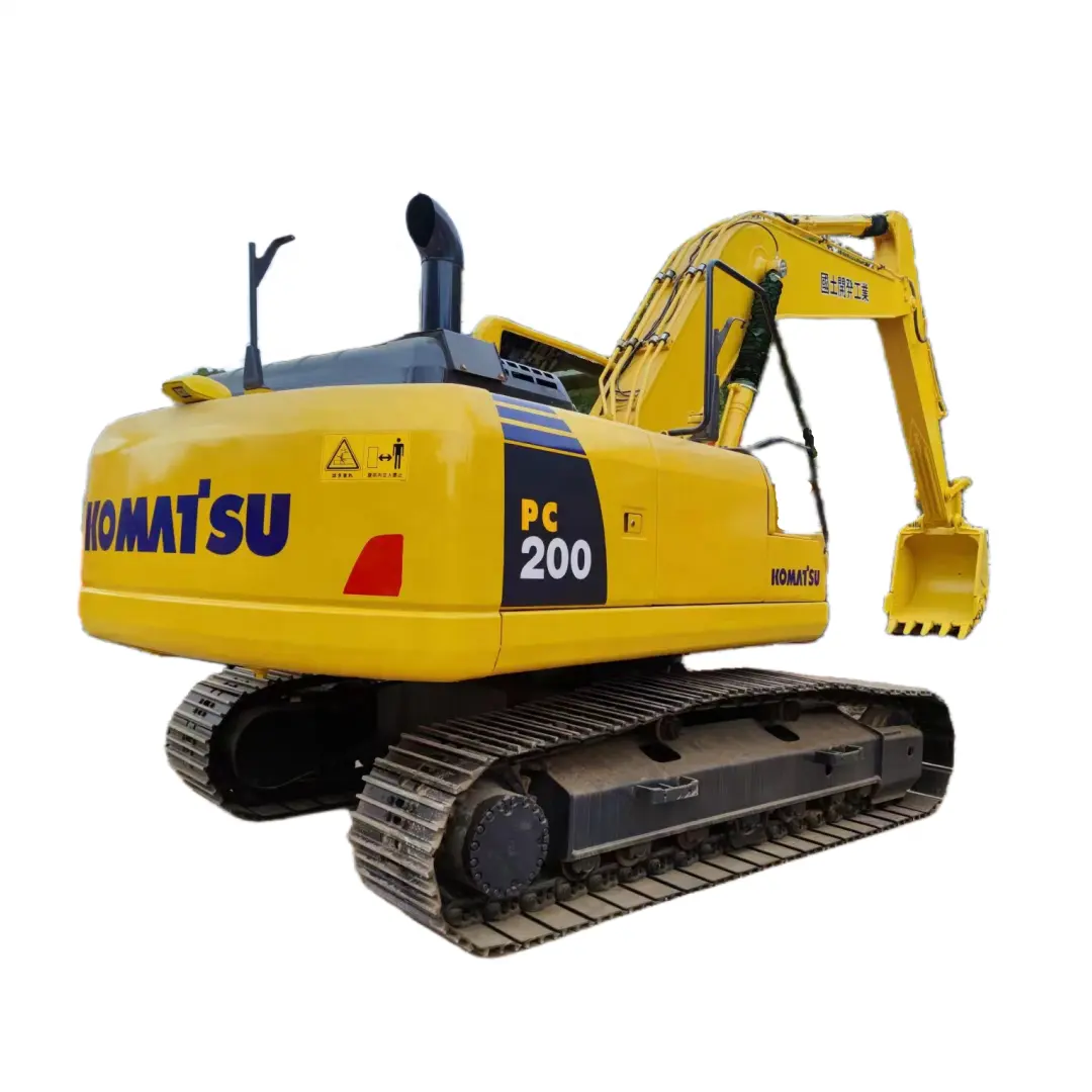 High Quality Good Condition Komatsu PC200-8 Used Excavator 20TON hydraulic crawler bucket earthmoving diggers for sale