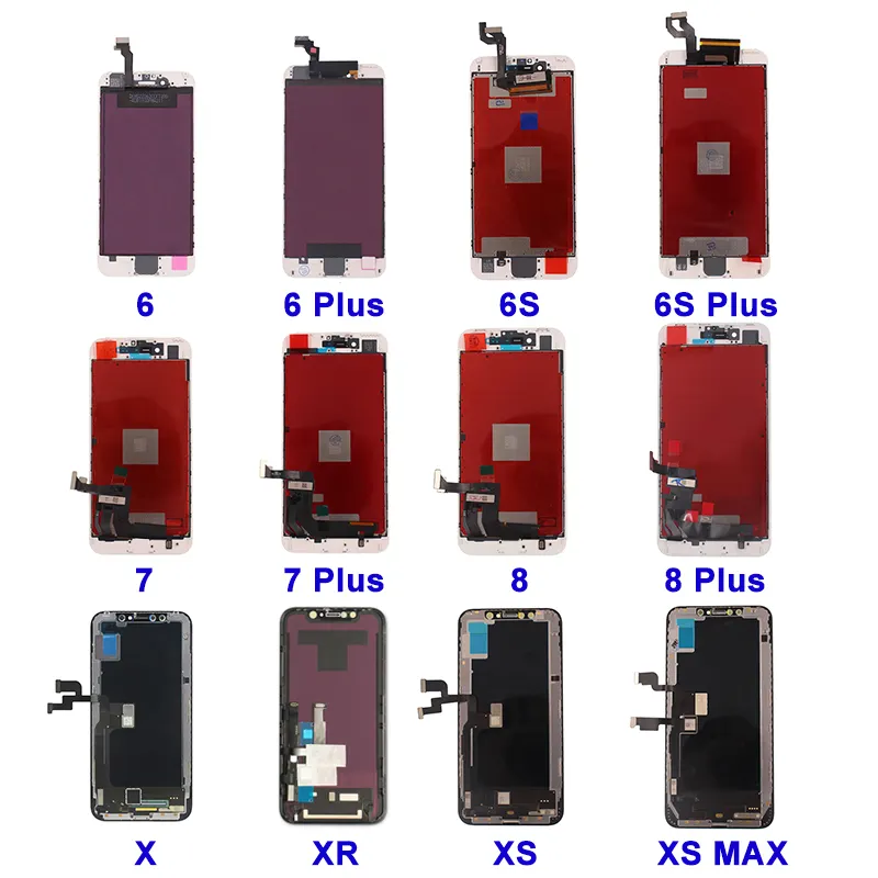 Linh Kiện Thay Thế Giá Đỡ Màn Hình Cảm Ứng LCD Bộ Phận Lắp Ráp Số Hóa Cho iPhone 5 5s 5C 6 6S Plus 7 8 Plus SE 2020