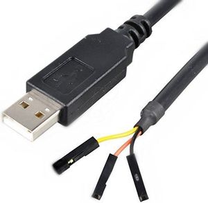 FTDI TTL-232R-RPI USB a 5v TTL Cavo Seriale e Cavo per Raspberry Pi di debug e cavo di programmazione