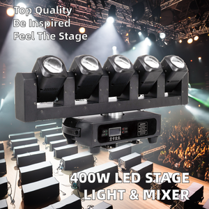 400W LED hareketli kafa sahne ışık RGBW KAYNAK MAKINESİ demir vücut ve beyaz ışık ile DJ DMX512 kontrolü için - Product Image 3