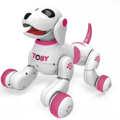 DF 2023 Тоби интеллектуальная собака с дистанционным управлением игрушки милый питомец для детей Индуктивная игрушка робот собака Обучающий робот игрушки животные