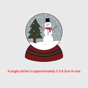 Hot Bán Thân Thiện Với Môi Bền Giấy Giáng Sinh Lấp Lánh Dán Không Thấm Nước Cho Kỳ Nghỉ Đảng Trang Trí Nội Thất DIY Thủ Công Mỹ Nghệ - Product Image 3