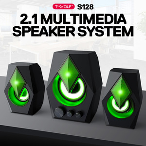 OEM-altavoces multimedia con cable de 2,1 canales para ordenador de escritorio, mini USB 2,1 RGB para videojuegos - Product Image 6