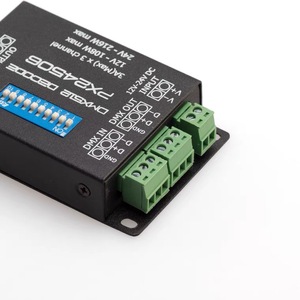 PX24506 DMX512 Decoder 12-24V Fernbedienung LED/DMX Controller Handbuch 12V Decoder