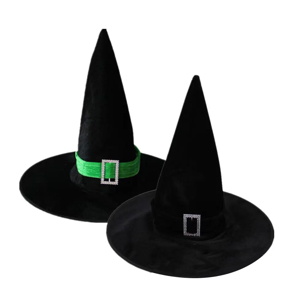 Newest Halloween Accessory Hat Halloween Cosplay Witch Hat Spider Web Lace Halloween Party Hats