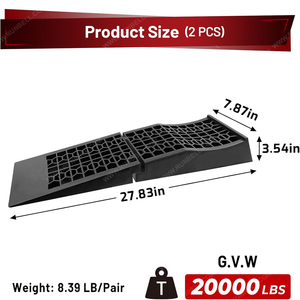 Heavy Duty Low Profile Racing Car <strong>Ramps</strong> With Removable Incline for Easy Jacking. - Product Image 2