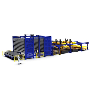 Sistema de manejo de materiales completamente automático para línea de montaje Solución de recuperación de almacenamiento eficiente Descarga de carga automática