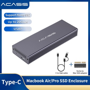 ACASIS USB C 3.2SSDエンクロージャースーツ/エア2013〜2017ポータブルストレージケースM.2 Nvme SSD 12 16 PIN for Apple Mac/imac/macPro - Product Image 2