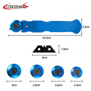 Uygun DIY vinil Wrap güvenlik görevlisi kesici bıçak özelleştirilebilir OEM Backpaper eğme kesme aletleri el aletleri - Product Image 6