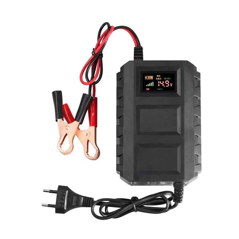 Chargeur intelligent de batterie au plomb, 12V 20a, 12V, pour voiture, accumulateur à souder