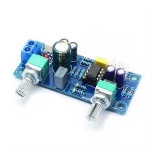 Low Pass Filter Bass Pre-<strong>AMP</strong> Amplifier Board Dual <strong>Power</strong> NE5532 Low Pass Filter Bass Preamplifier DIY <strong>Kit</strong> - Product Image 1