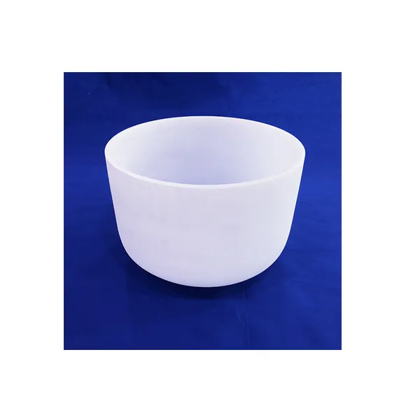 Hot - resistant opalescent quartz crucible singing bowl used for experiments crystal singing bowls
