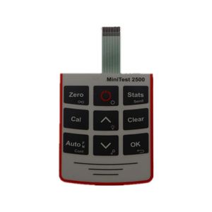 Custom Tactile Electrical Circuits Membrane <strong>Switch</strong> Film Keypad <strong>Embossed</strong> round Metal Snap Dome 3M Adhesive with <strong>Keyboard</strong> Features - Product Image 1